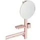 IS-Beauty-Bar-Accessoires-Kombi-Alu-M700-mit-Spiegel-d320mm-Rose-BD588RO gallery number 1
